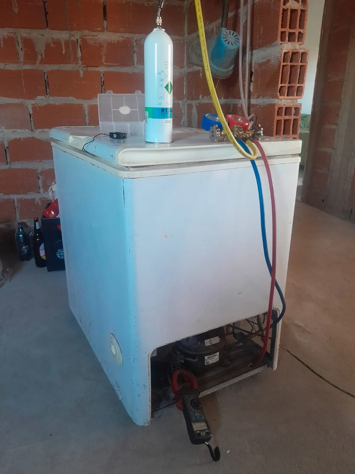 Reparación de freezer con manifold